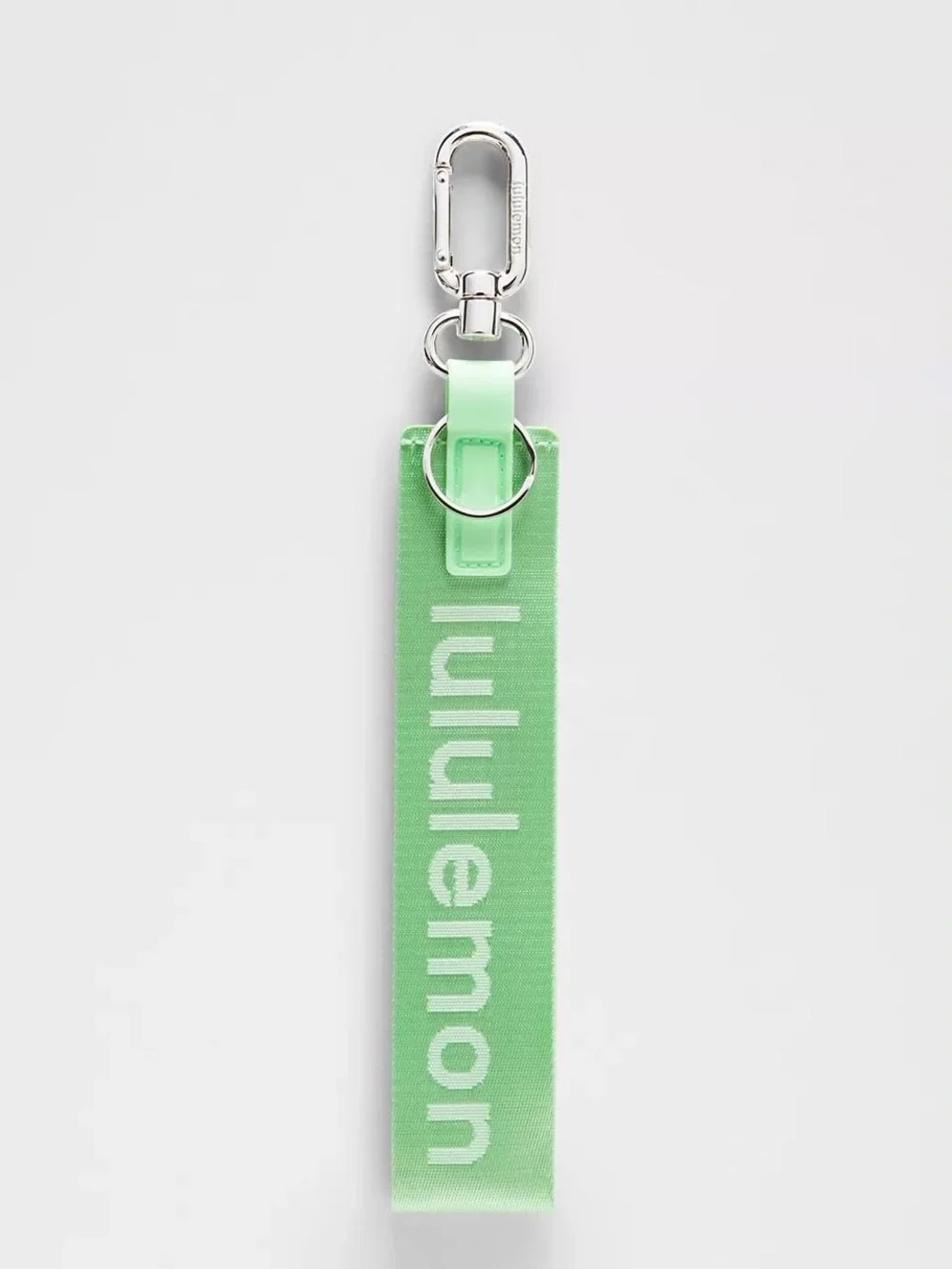 Lululemon Never Lost Keychain- Citra Lime/White